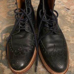 John Fluevog Newell men’s wingtip combat boots